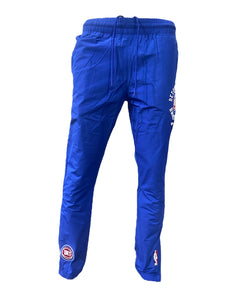 Pro Pistons Logo Embroidered Track Jogger Blue