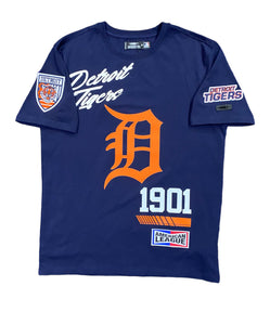 Pro Tigers 1901 Embroidered Logo Tee Navy