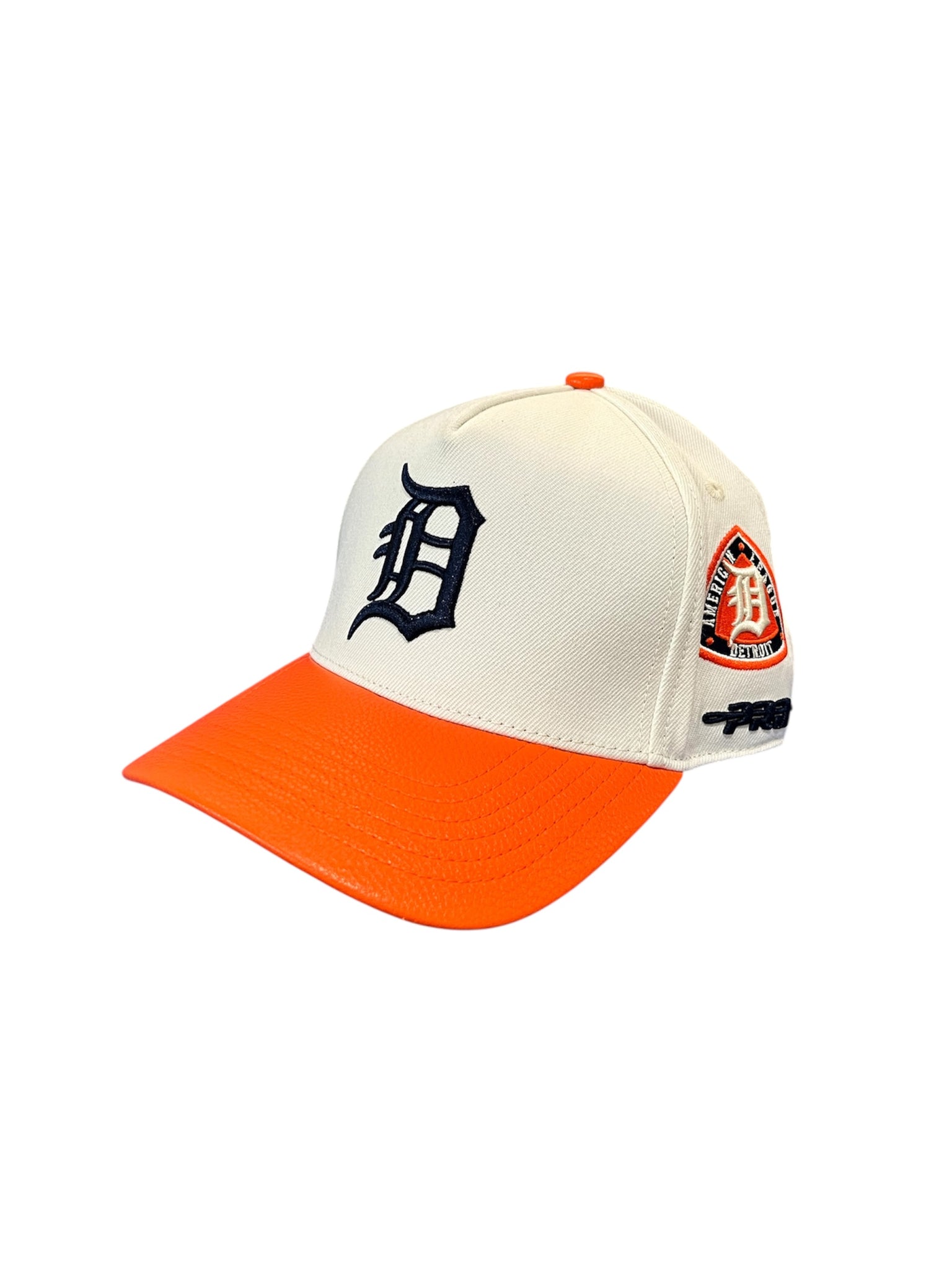 Pro Tigers WHITE OUT PINCH FRONT STRAPBACK