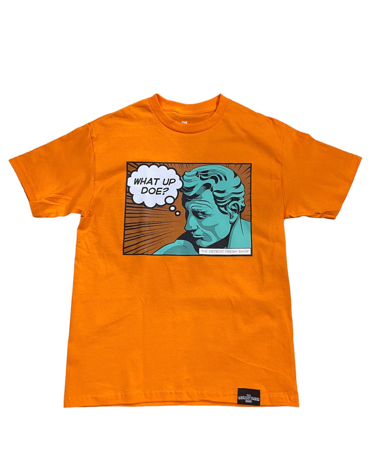 Detroit Fresh Shop What Up Doe Tee Orange