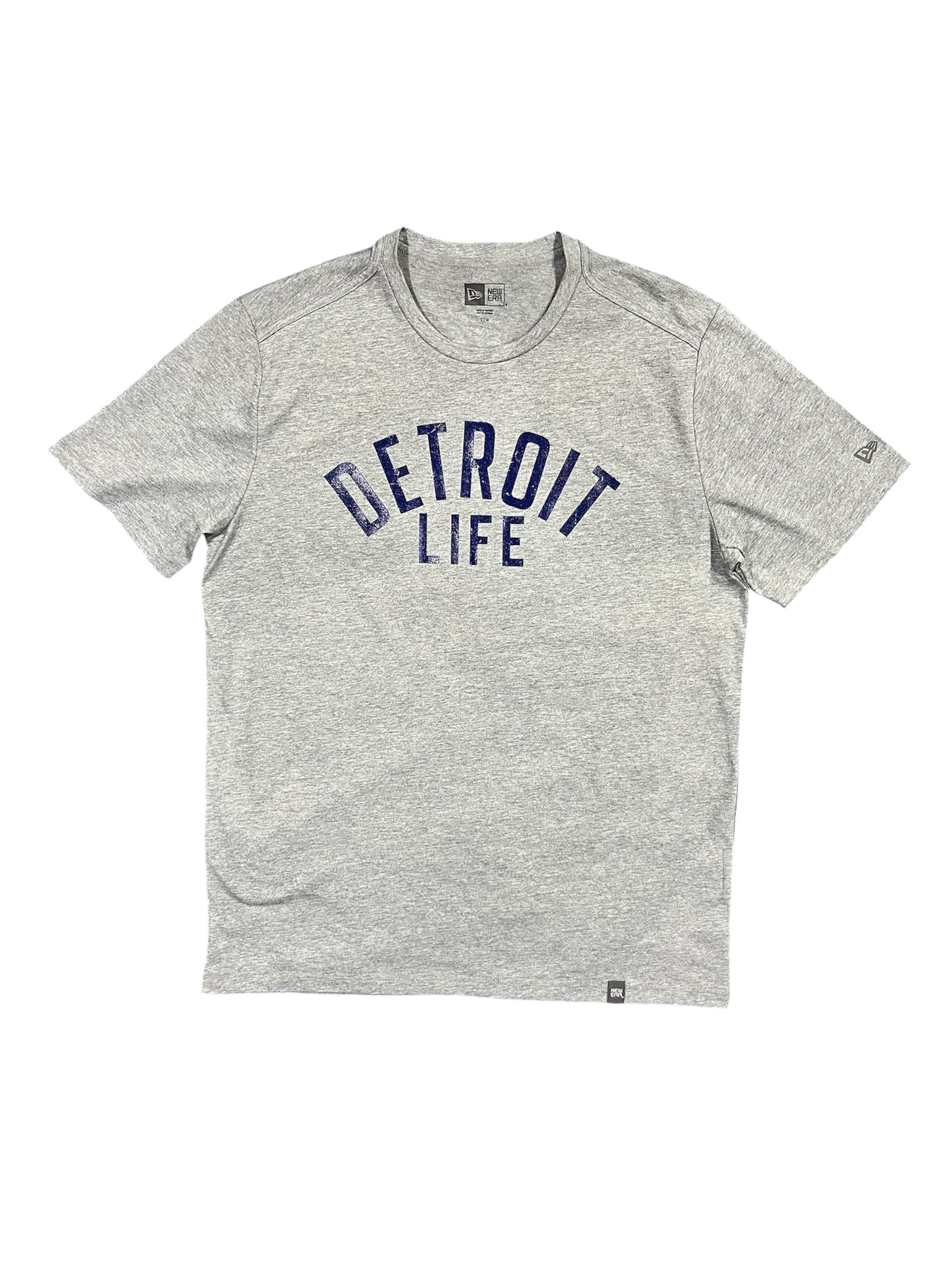 New Era Detroit Life Tee Gray/Blue