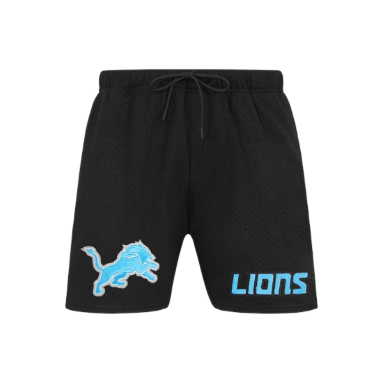 Pro Lions Logo Mesh Shorts Black – Three Thirteen Store
