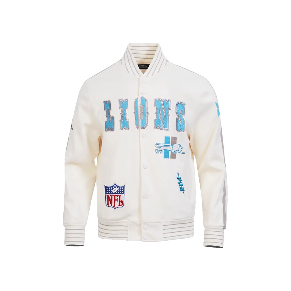 PRO LIONS GAME DAY DOUBLE KNIT JACKET NAVY