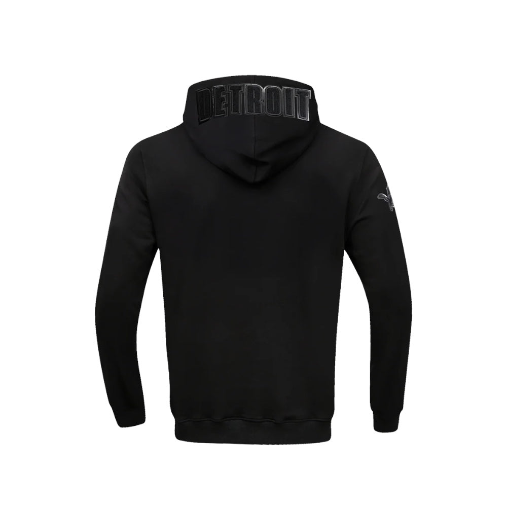 Pro Lions Triple Black Zip Up Hoodie