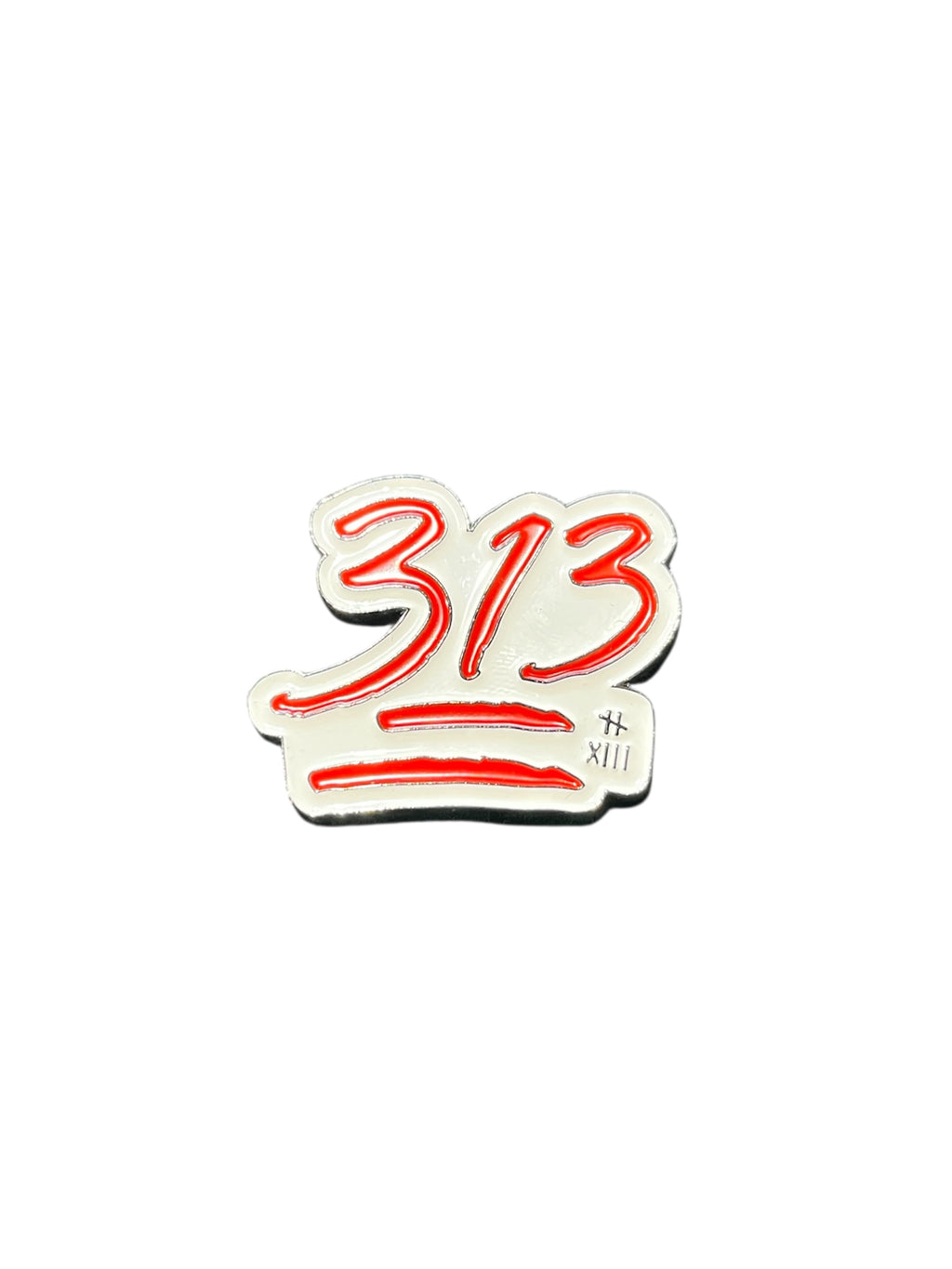 313 PIN WHT/RED – Three Thirteen Store