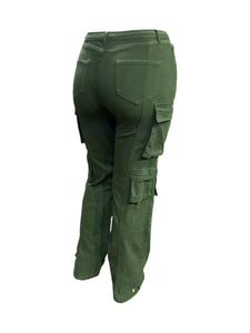 WOMENS Cargo Jeans Green