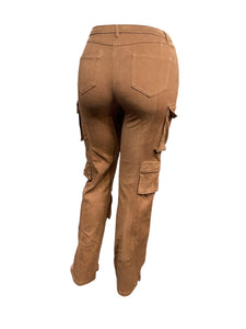 WOMENS Cargo Jeans Brown