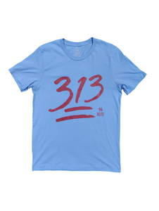313 Tee BLUE/MAROON