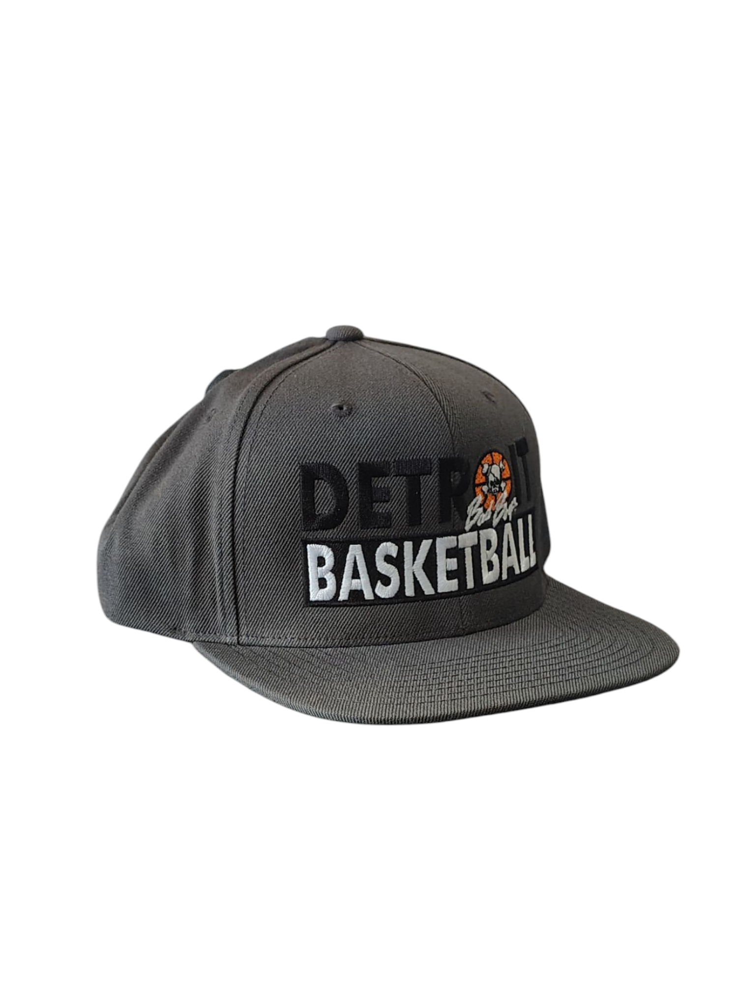 Bad Boys Detroit Basketball Snapback Gray