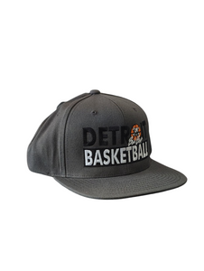 Bad Boys Detroit Basketball Snapback Gray