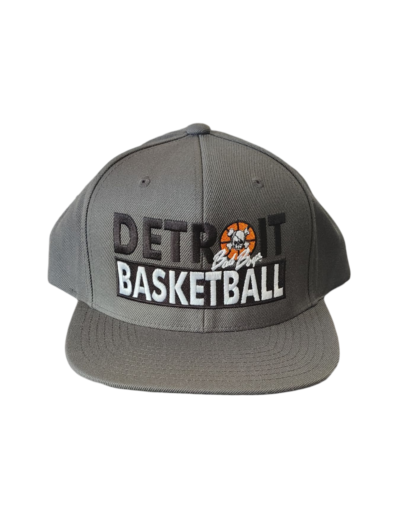 Bad Boys Detroit Basketball Snapback Gray
