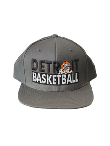Bad Boys Detroit Basketball Snapback Gray