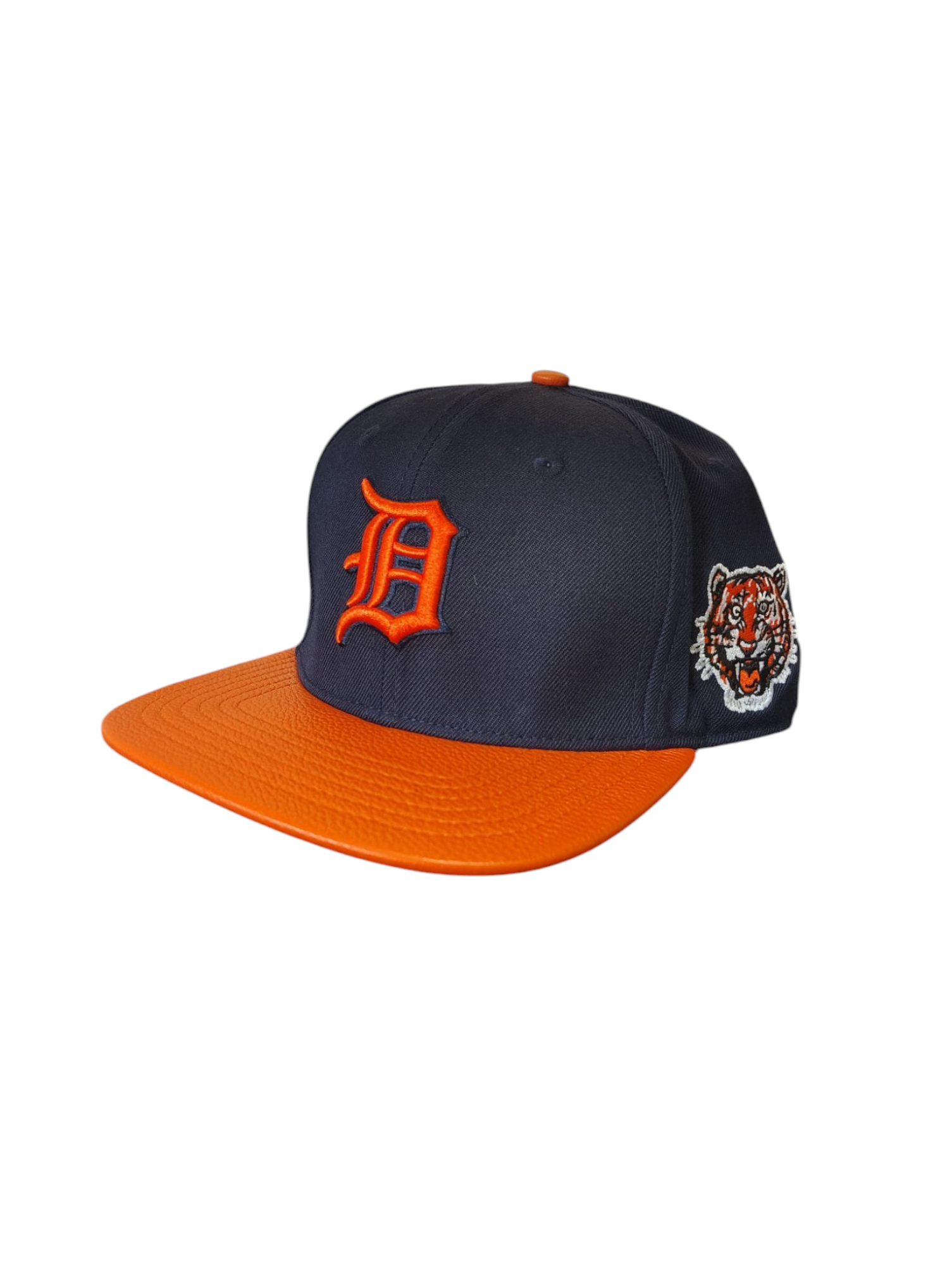 Pro Tigers Old English D COOPERSTOWN Strapback NAVY/ORG