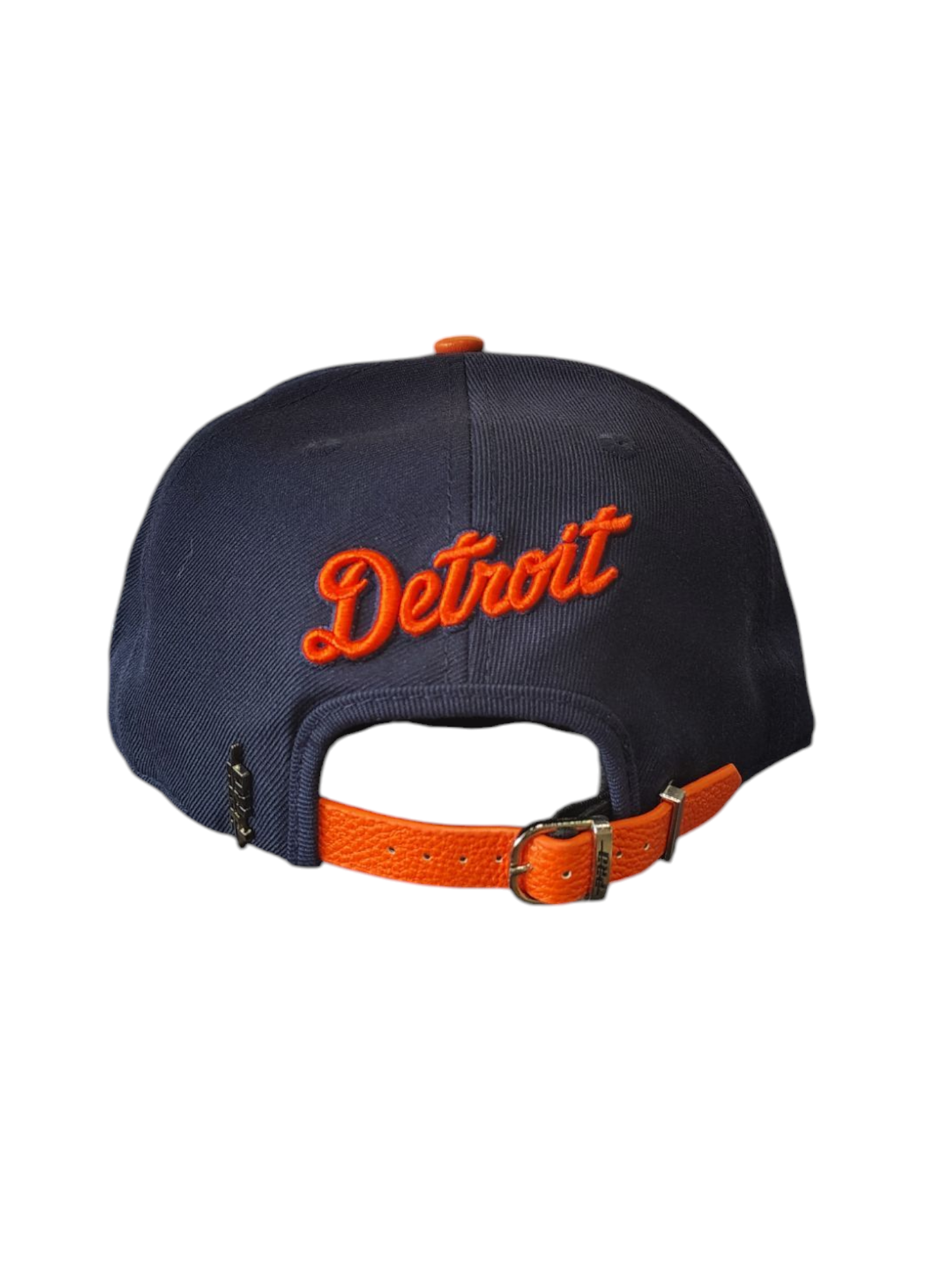 Pro Tigers Old English D COOPERSTOWN Strapback NAVY/ORG