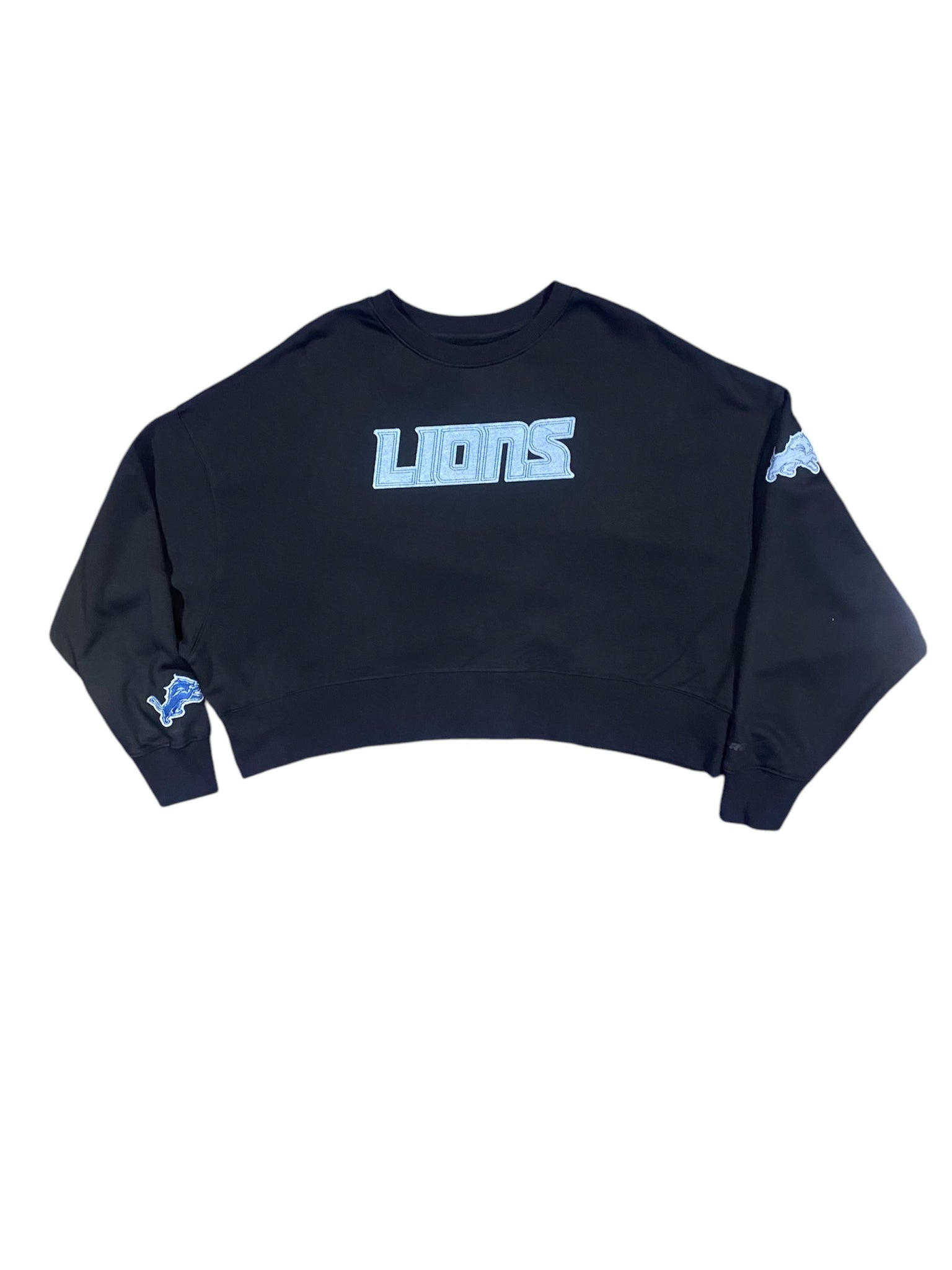 Pro Lions Denim Embroidered Womens Crewneck