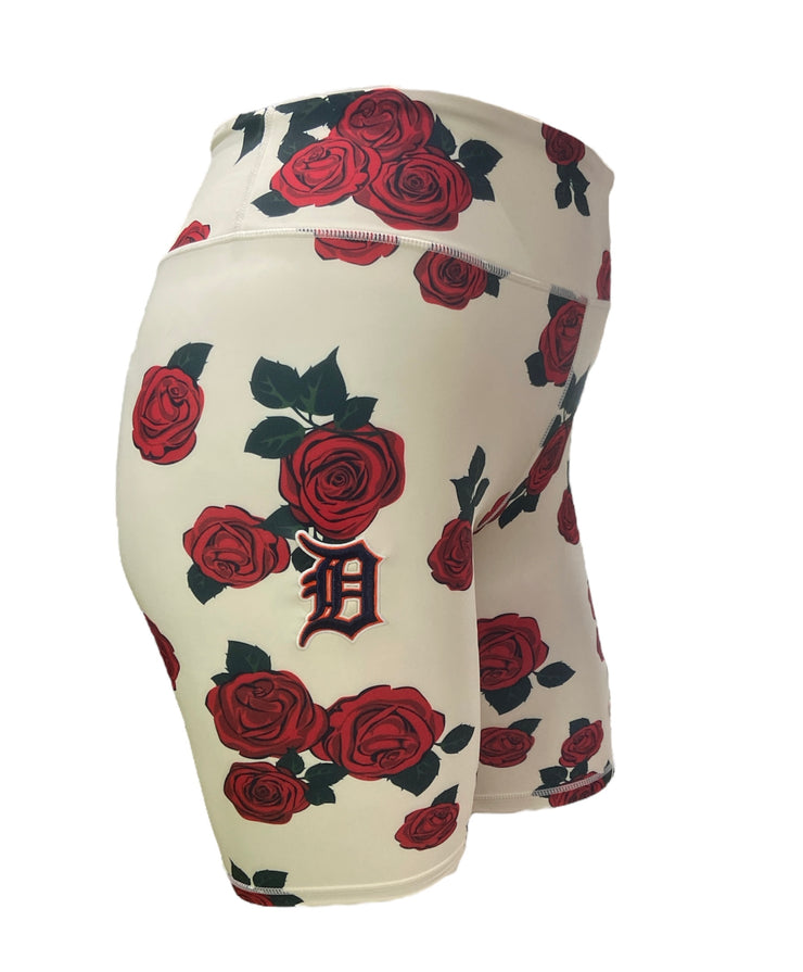Pro Tigers Roses Biker Shorts