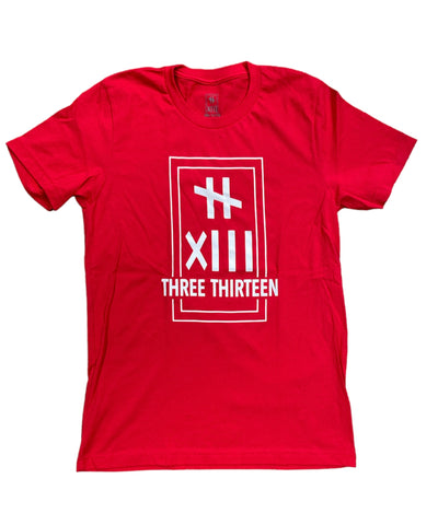 313 LOGO TEE Red