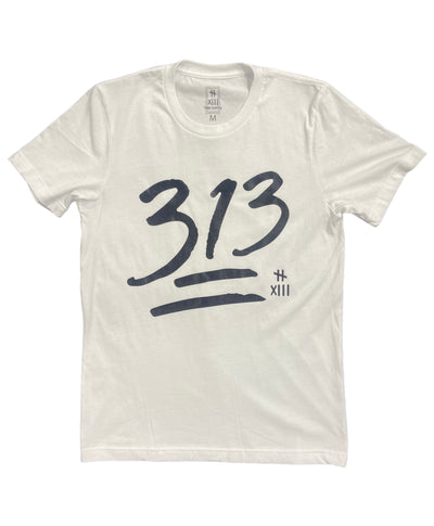 313 Tee WHT/BLK