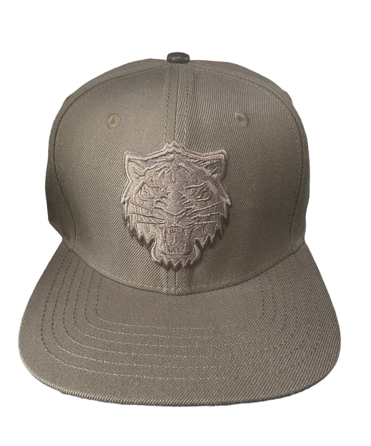 Pro Tigers Embroidered Snapback Dark Taupe