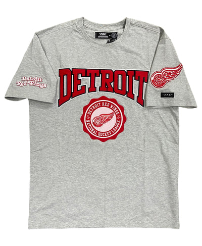 Pro Red Wings CREST Logo Tee Gray