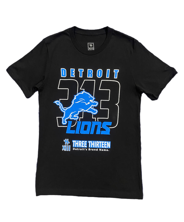 THREE THIRTEEN LIONS 313 TEE BLACK – Three Thirteen Store