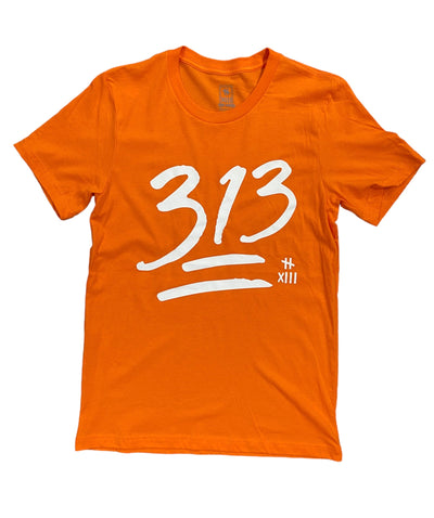 313 Tee OR/WHT