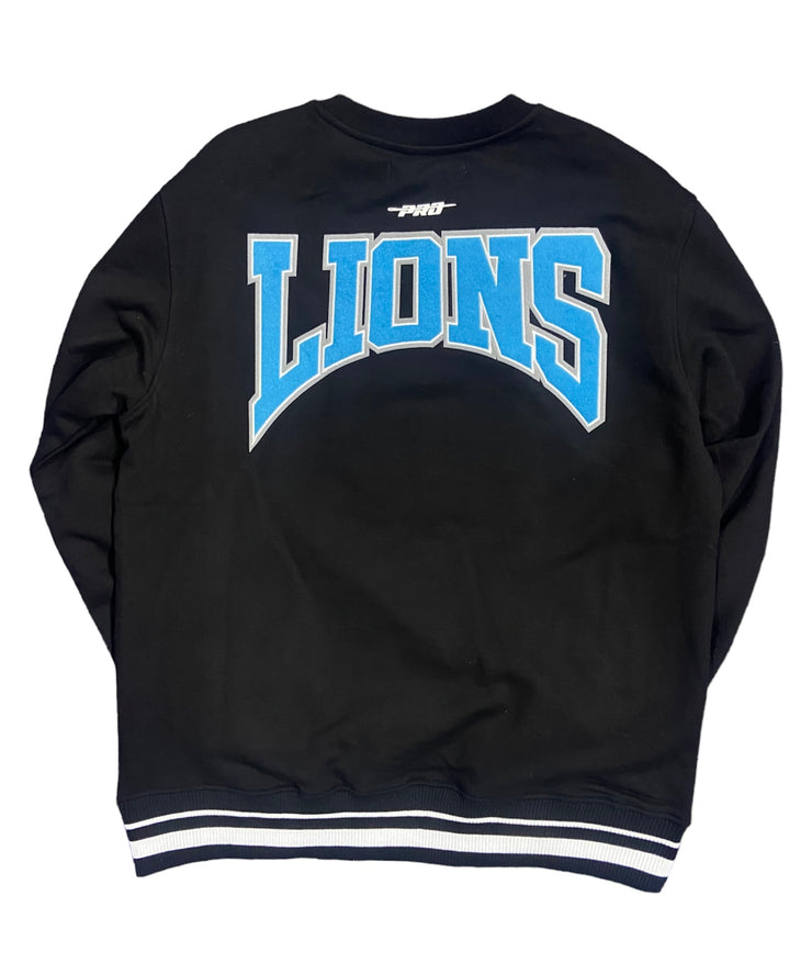 Pro Lions Crest Embroidered Sweatshirt Black