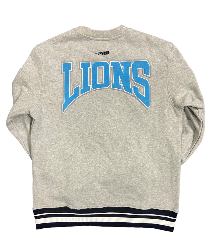 Pro Lions Crest Embroidered Sweatshirt Gray
