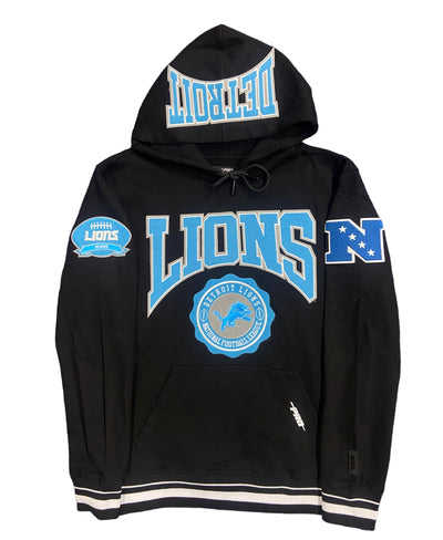Pro Lions Crest Embroidered Hoodie Black
