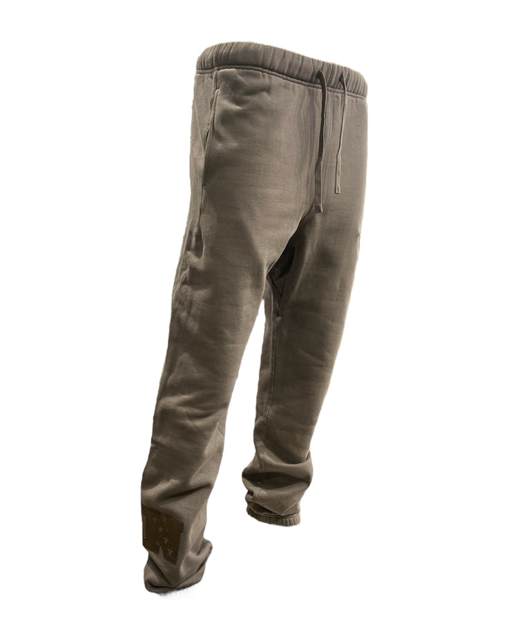 Pro Lions Logo Embroidered Jogger Dark Taupe