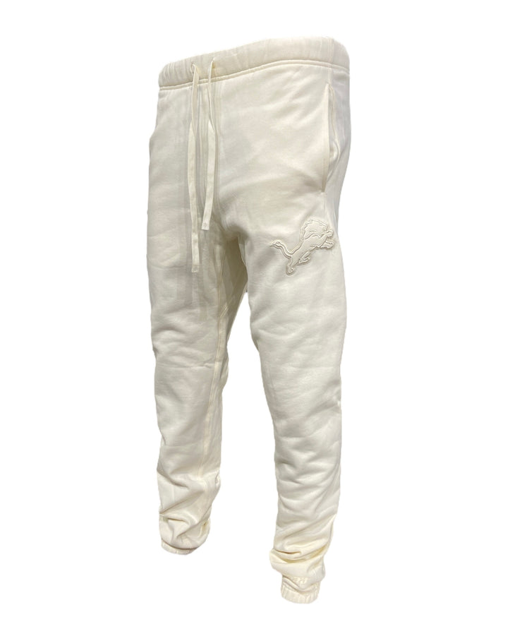Pro Lions Logo Embroidered Jogger Eggshell