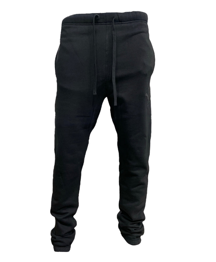 Pro Lions Logo Embroidered Jogger Black