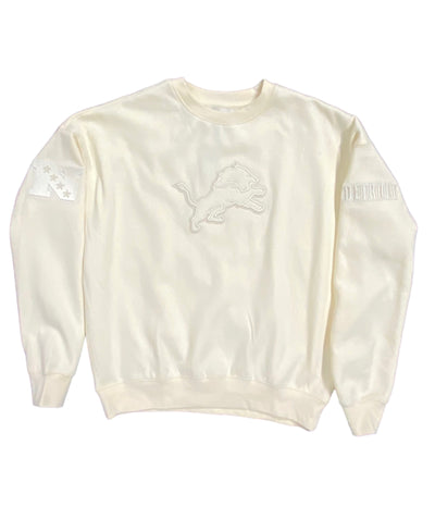 Pro Lions Embroidered Sweatshirt Eggshell