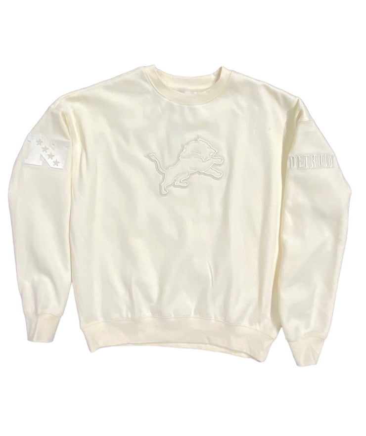 Pro Lions Embroidered Sweatshirt Eggshell