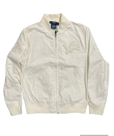 Pro Lions Logo Embroidered Jacket Eggshell