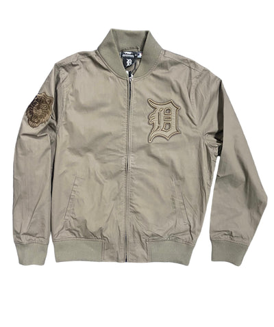 Pro Tigers Logo Embroidered Jacket Dark Taupe