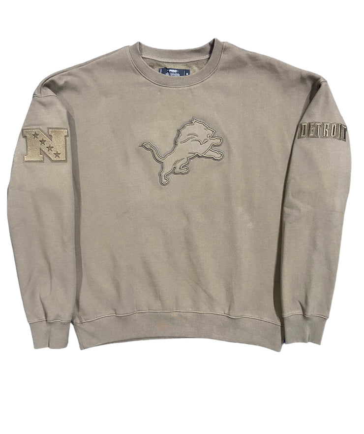 Pro Lions Embroidered Sweatshirt Dark Taupe