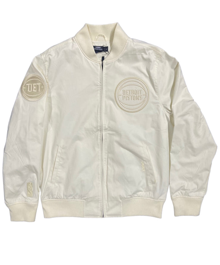 Pro Pistons Logo Embroidered Jacket Eggshell