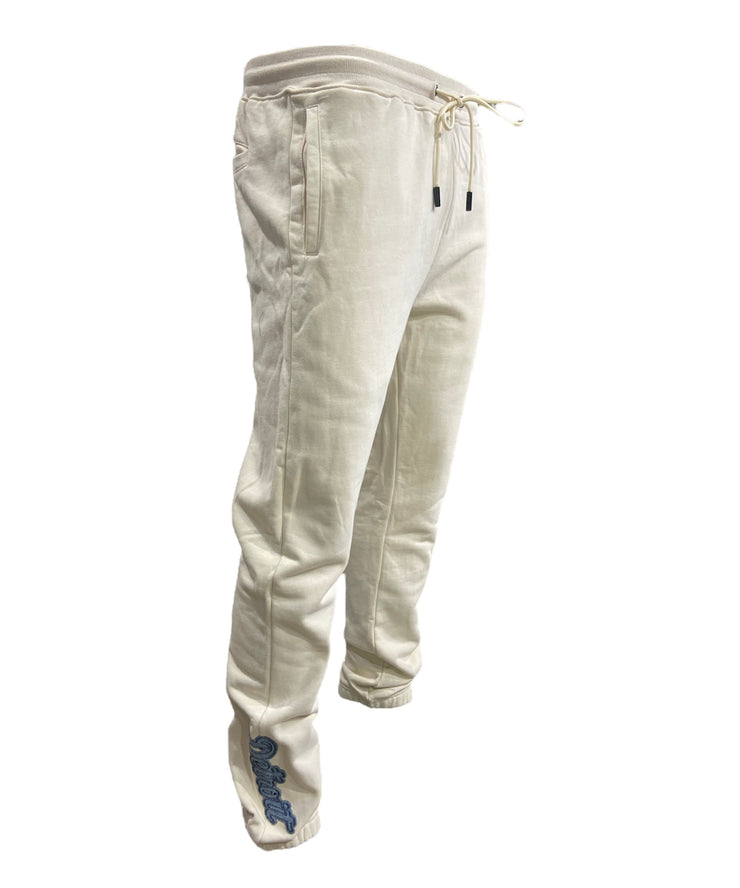 Pro Tigers Embroidered Jogger Eggshell/Denim