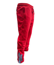 Pro Red Wings Embroidered Jogger Red/Denim