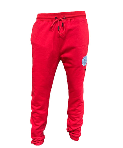 Pro Red Wings Embroidered Jogger Red/Denim