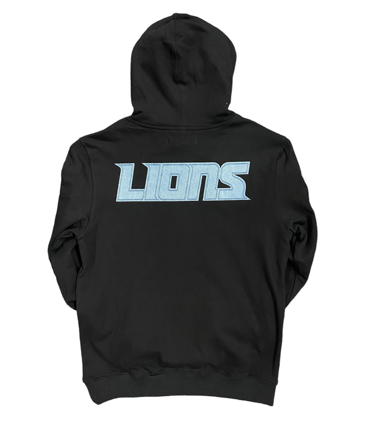 Pro Lions Embroidered Hoodie Black/Denim