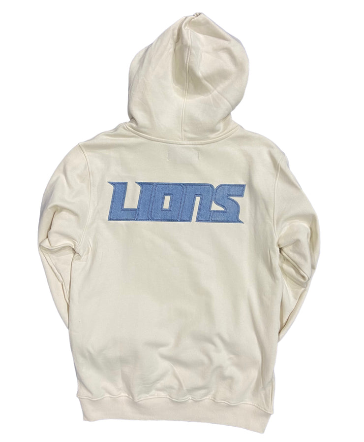 Pro Lions Embroidered Hoodie Eggshell/Denim