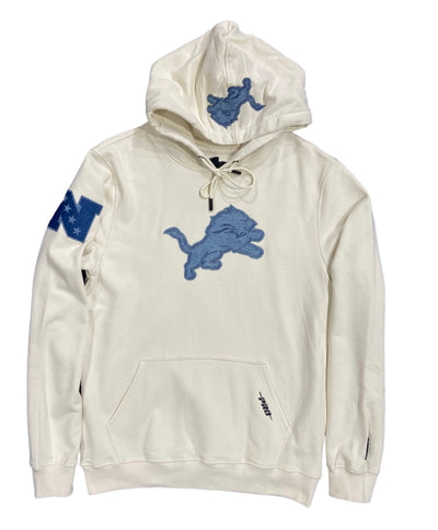 Pro Lions Embroidered Hoodie Eggshell/Denim
