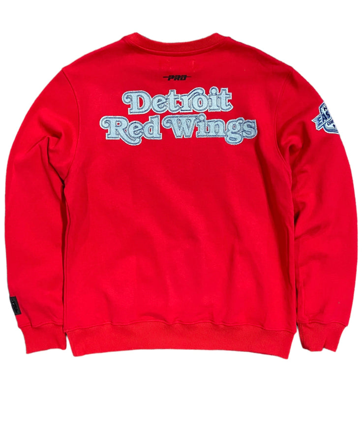 Pro Red Wings Embroidered Sweatshirt Red/Denim