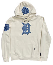 Pro Tigers Embroidered Hoodie Eggshell/Denim