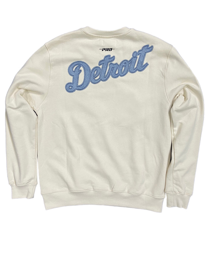 Pro Tigers Embroidered Sweatshirt Eggshell/Denim