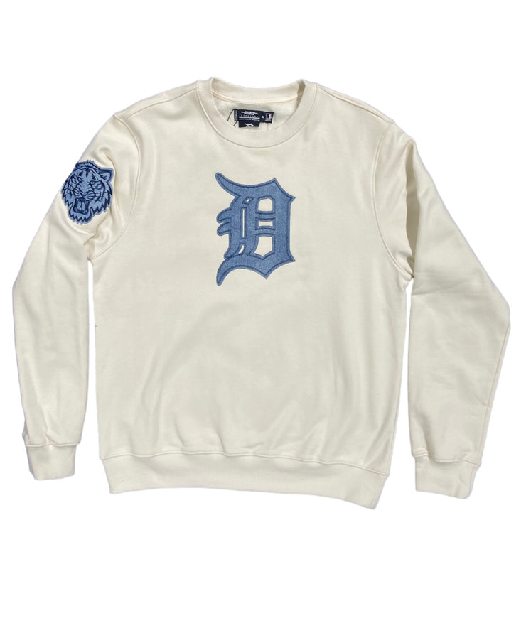 Pro Tigers Embroidered Sweatshirt Eggshell/Denim