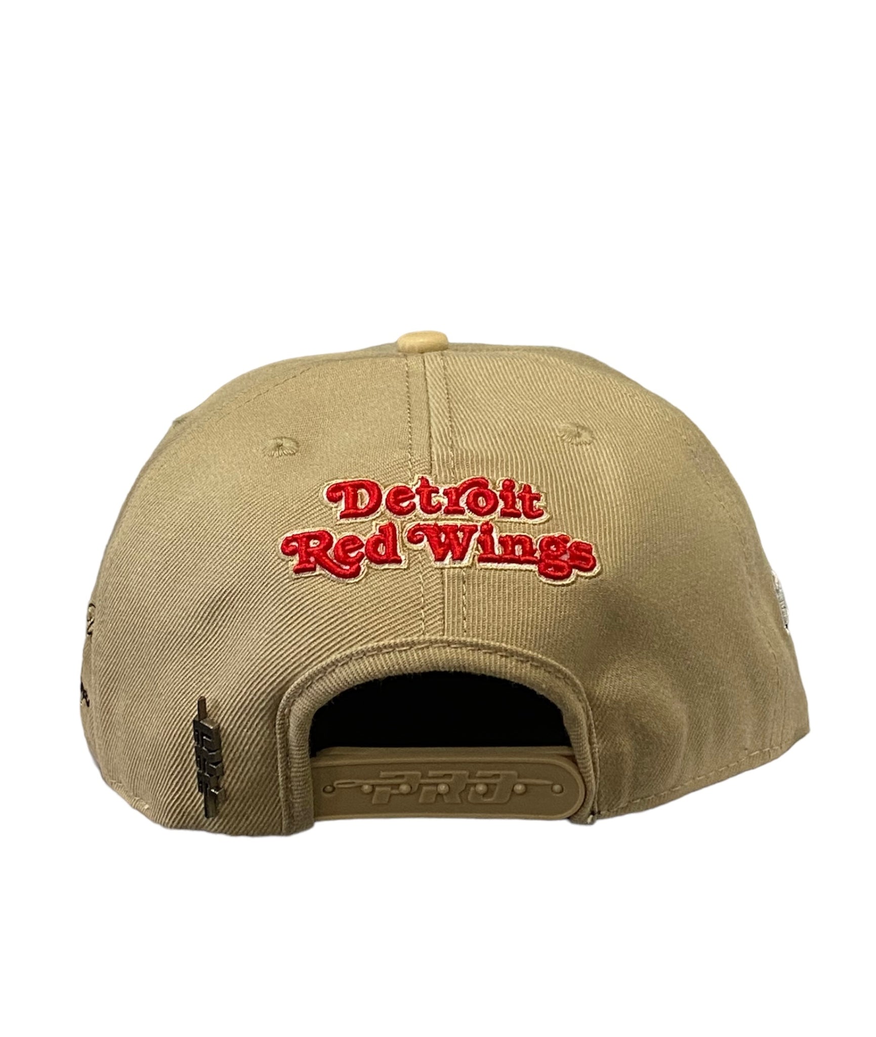 Pro Red Wings Embroidered Snapback Khaki