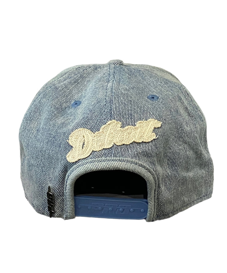 Pro Tigers Logo Embroidered Denim Snapback